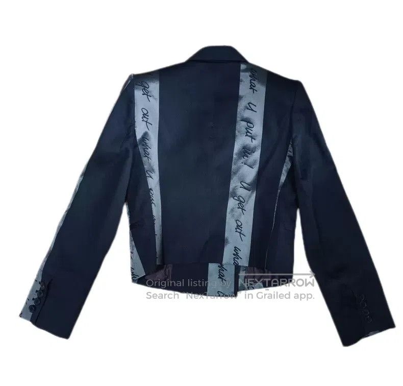 Vivienne Westwood Vivienne Westwood Letter-printed striped suit jacket Size XS / US 0-2 / IT 36-38 - 2 Thumbnail
