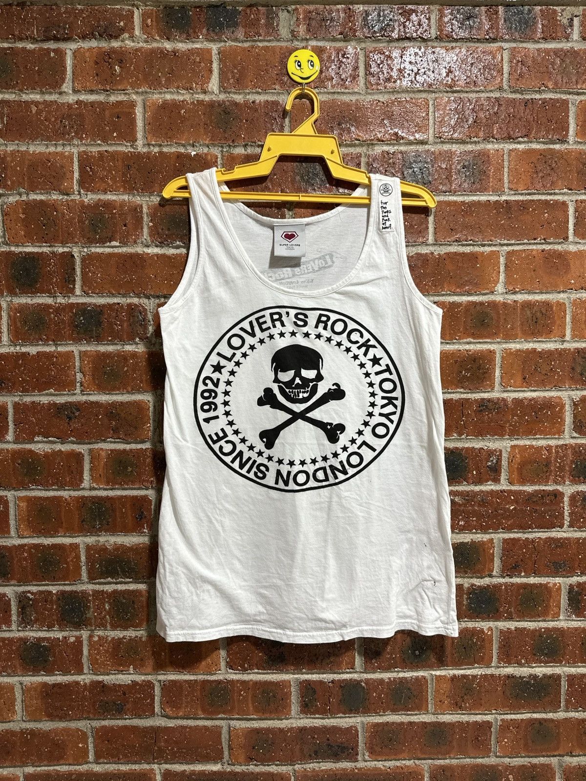 Japanese Brand Vintage Super Lover Tokyo London Punk Tank Top Tee Size US M / EU 48-50 / 2 - 1 Thumbnail