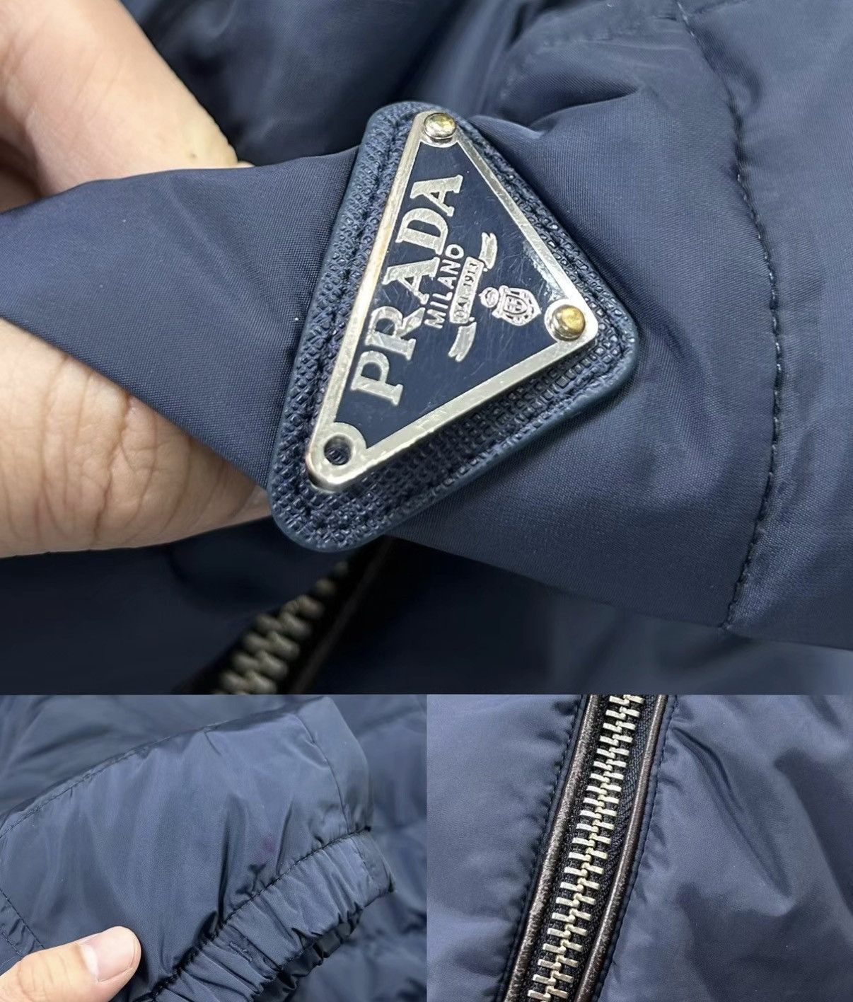 Prada PRADA Triangle Logo Packable Hood Down Jacket J16 Size US M / EU 48-50 / 2 - 6 Thumbnail