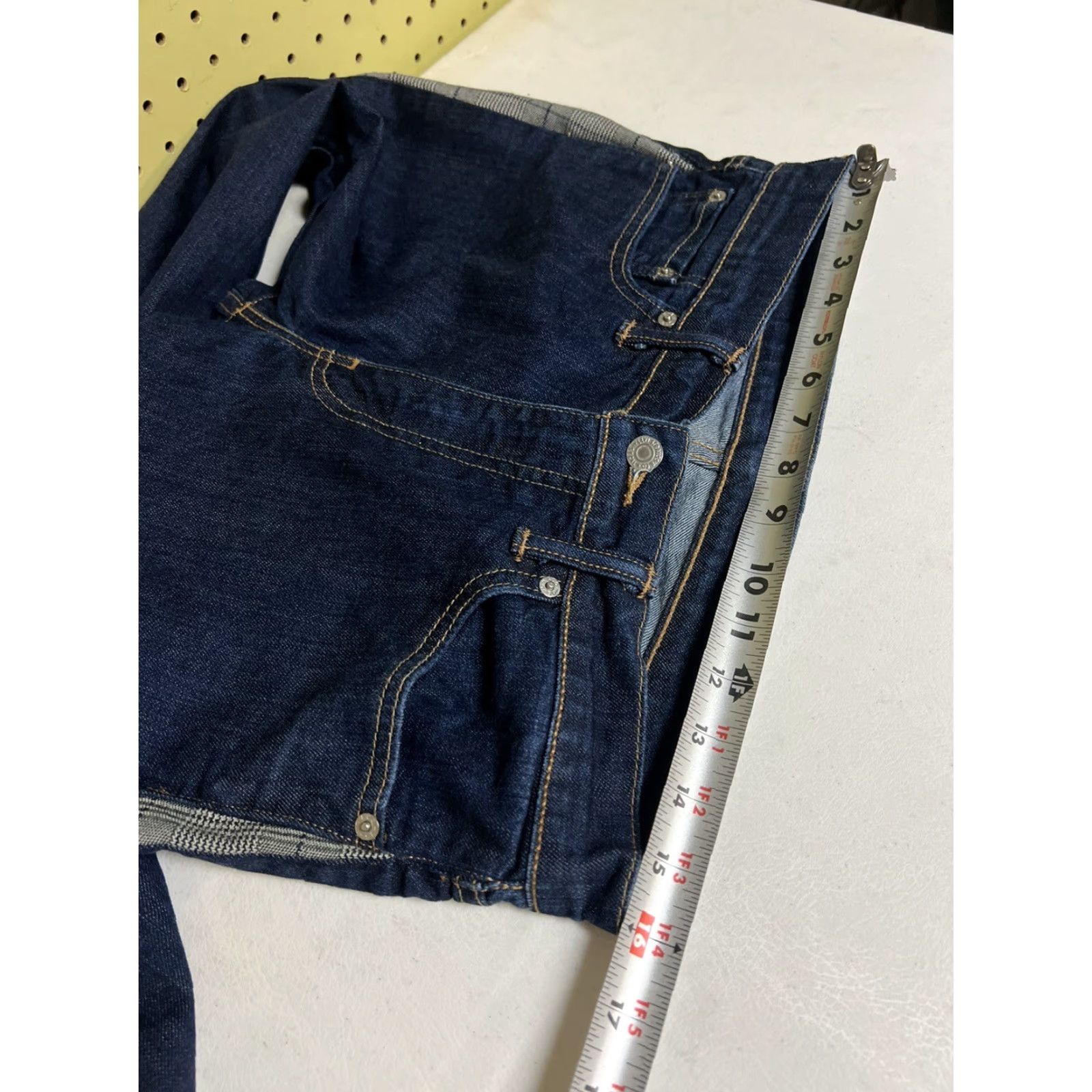 Levi's Levi's 504 Jeans Slim Denim 32x30 Houndstooth Plaid Cotton Blend Regular Inseam 30 Men Mens Skinny Vintage No Size US 32 / EU 48 - 7 Thumbnail