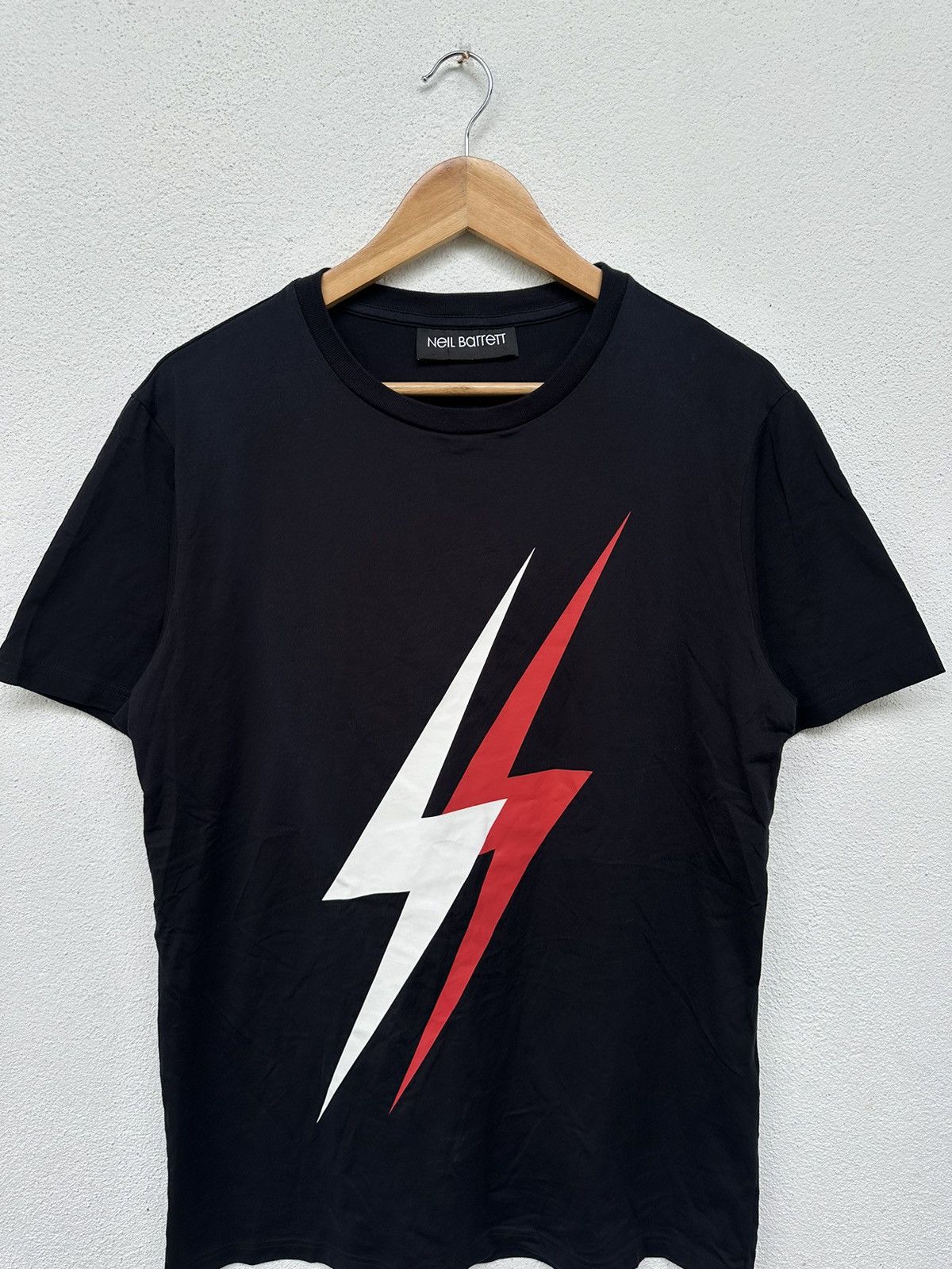 Neil Barrett Neil Barrett Large 3D Lightning Bolt T Shirt Size US M / EU 48-50 / 2 - 4 Thumbnail