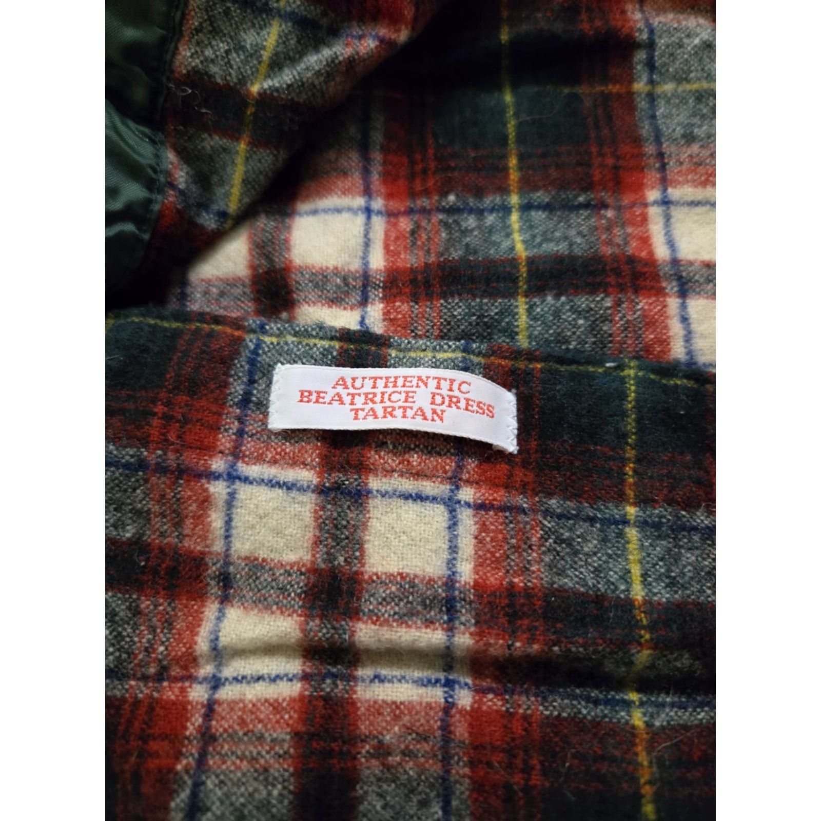 Pendleton VINTAGE Pendleton Shirt Beatrice Dress Tartan Plaid Wool Long Sleeve Button-Up Mens M Red USA Size 40R - 3 Thumbnail