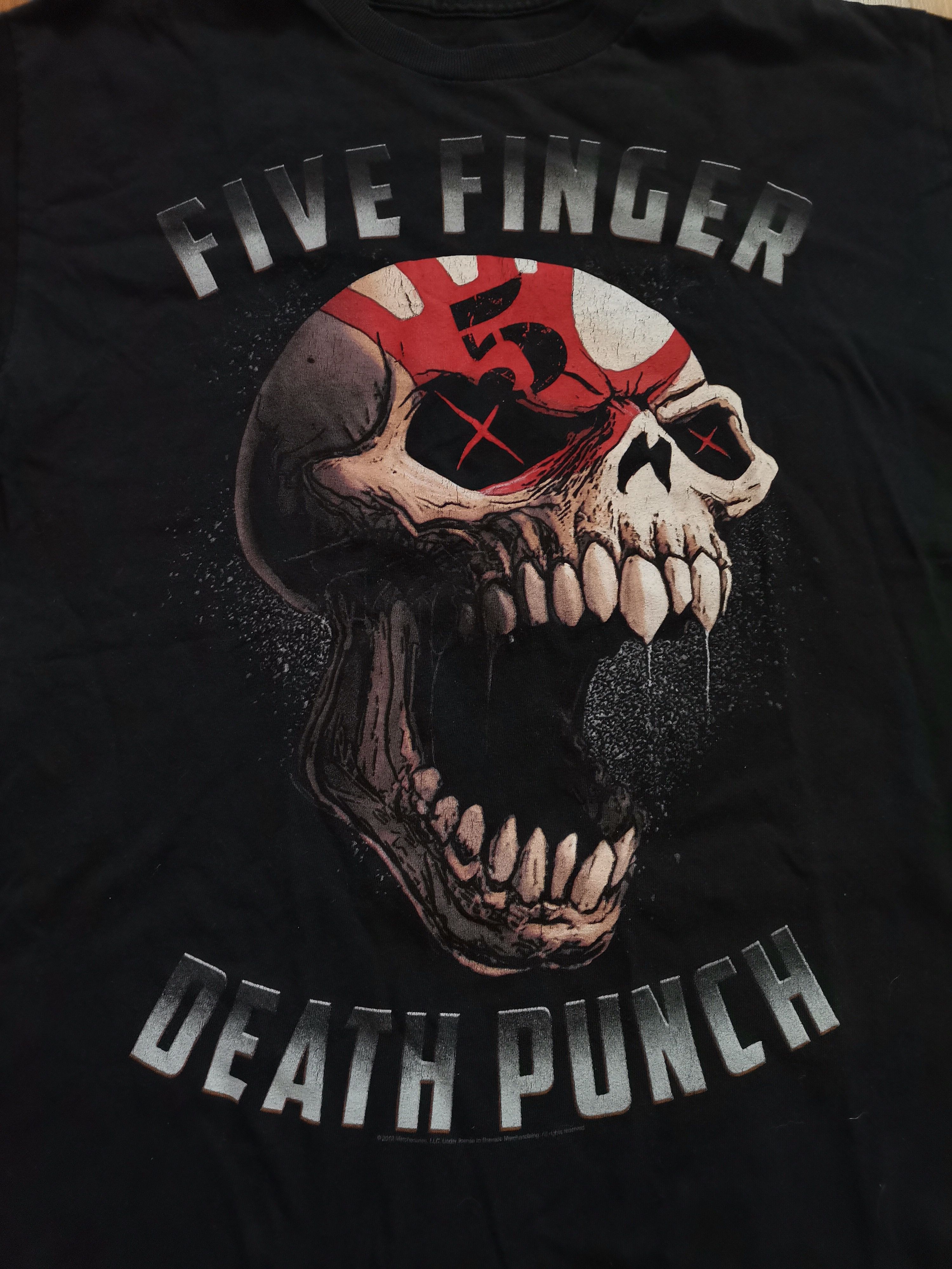 Band Tees Bravado Five Finger Death Punch 2012 Tee Size US M / EU 48-50 / 2 - 2 Thumbnail
