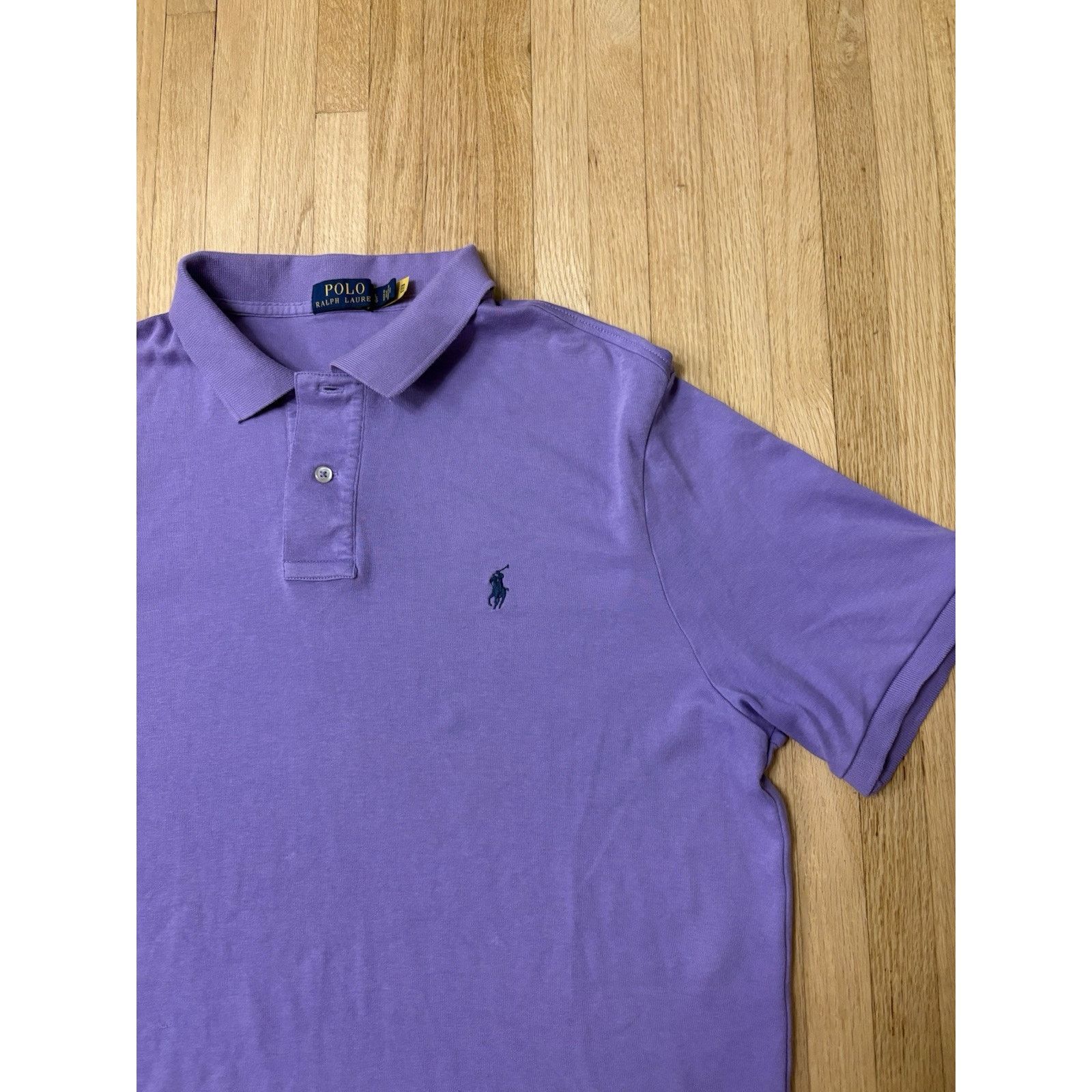 Polo Ralph Lauren Polo Ralph Lauren Purple Men’s Short Sleeve Polo Sz Large Size US L / EU 52-54 / 3 - 2 Thumbnail