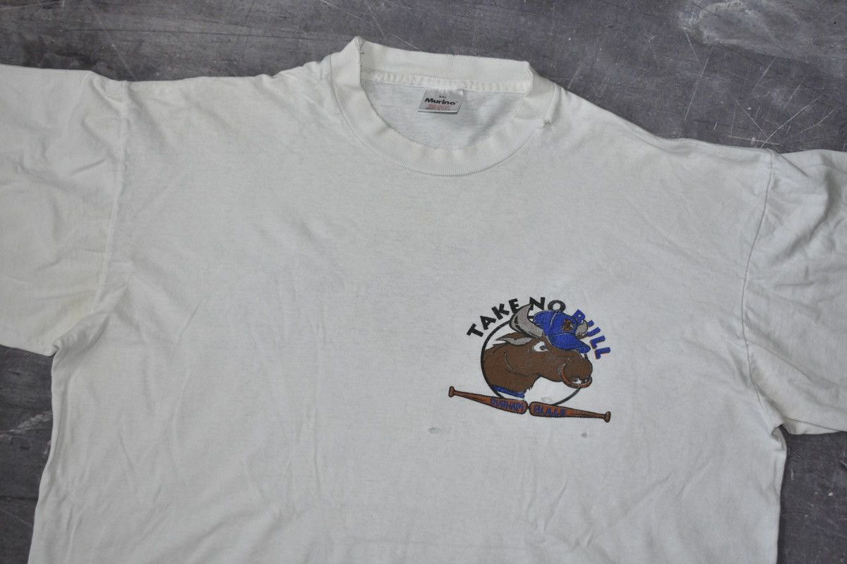 Vintage Distressed Vintage 90s Durham Bulls Long Sleeve T-Shirt Size US XXL / EU 58 / 5 - 6 Thumbnail