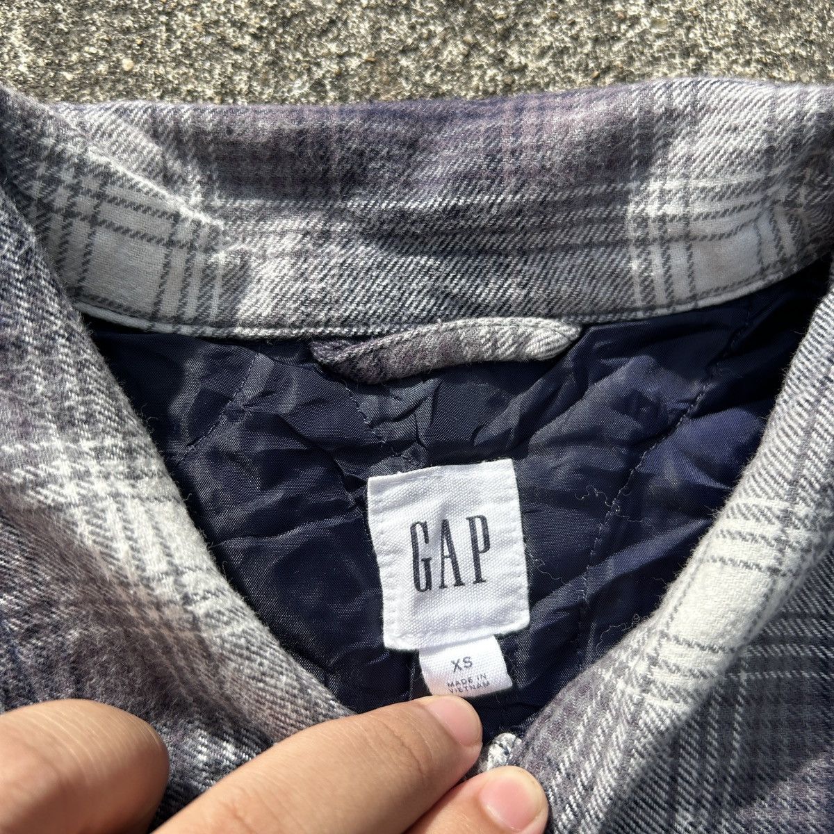 Gap × Vintage Gap Flannel Plaid Quilted Lined Shirt Jacket nice detail Size US XXS / EU 40 - 5 Thumbnail