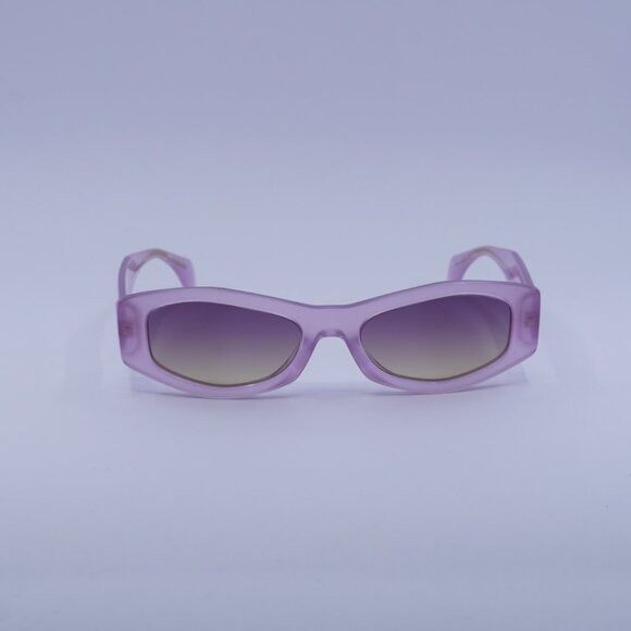 Versace Versace VE4487 551370 Sunglasses Opal Lillak Rectangle Frame Size ONE SIZE - 4 Thumbnail