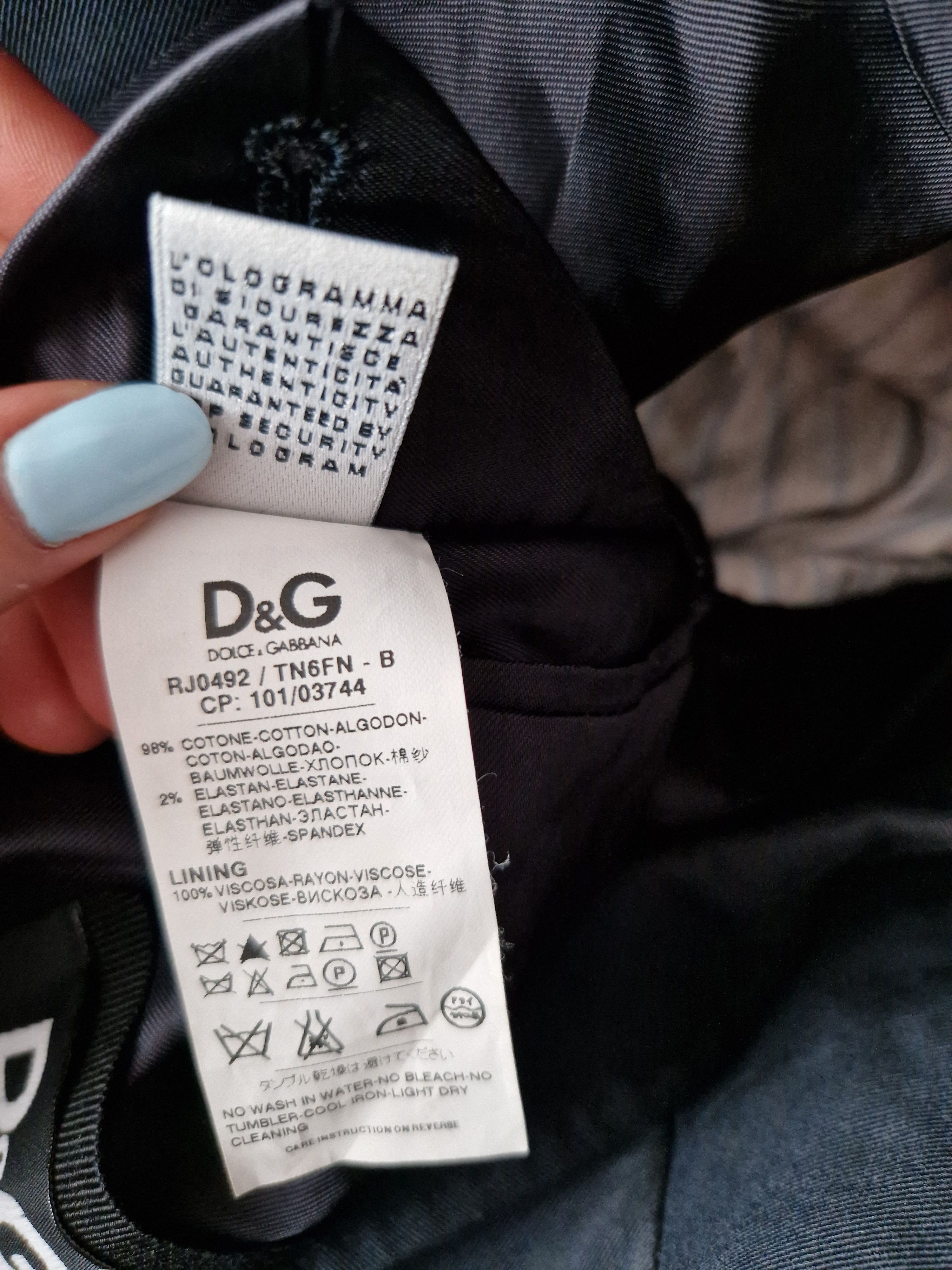 Dolce & Gabbana Dolce & Gabbana slim blazer Size US L / EU 52-54 / 3 - 11 Thumbnail