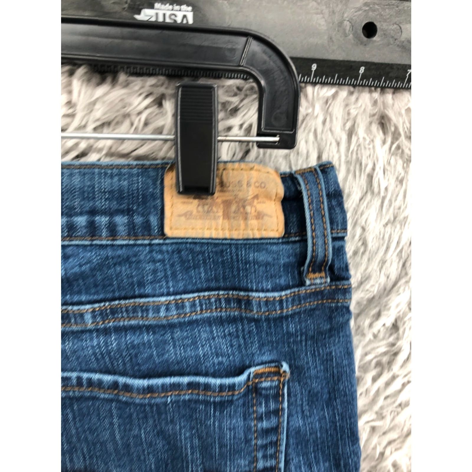 Levi's Levi's 512 Perfectly Slimming Bootcut Jeans Size 16 Womens Medium Wash Blue Regular Type Jeans Mens? No, Womens Size 38" / US 16 / IT 52 - 6 Thumbnail