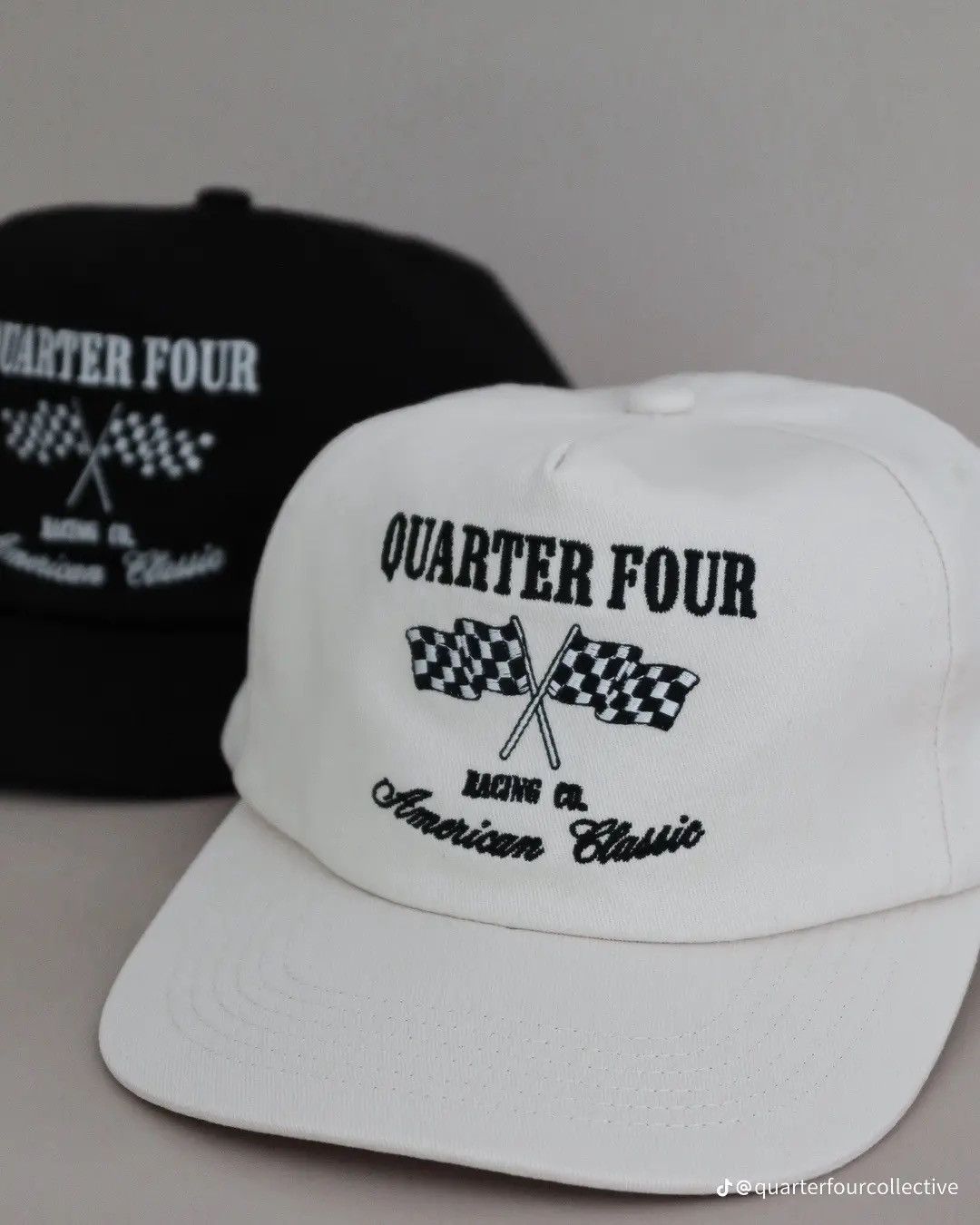 Other Quarter Four Collective racing co cream trucker hat Size ONE SIZE - 1 Thumbnail