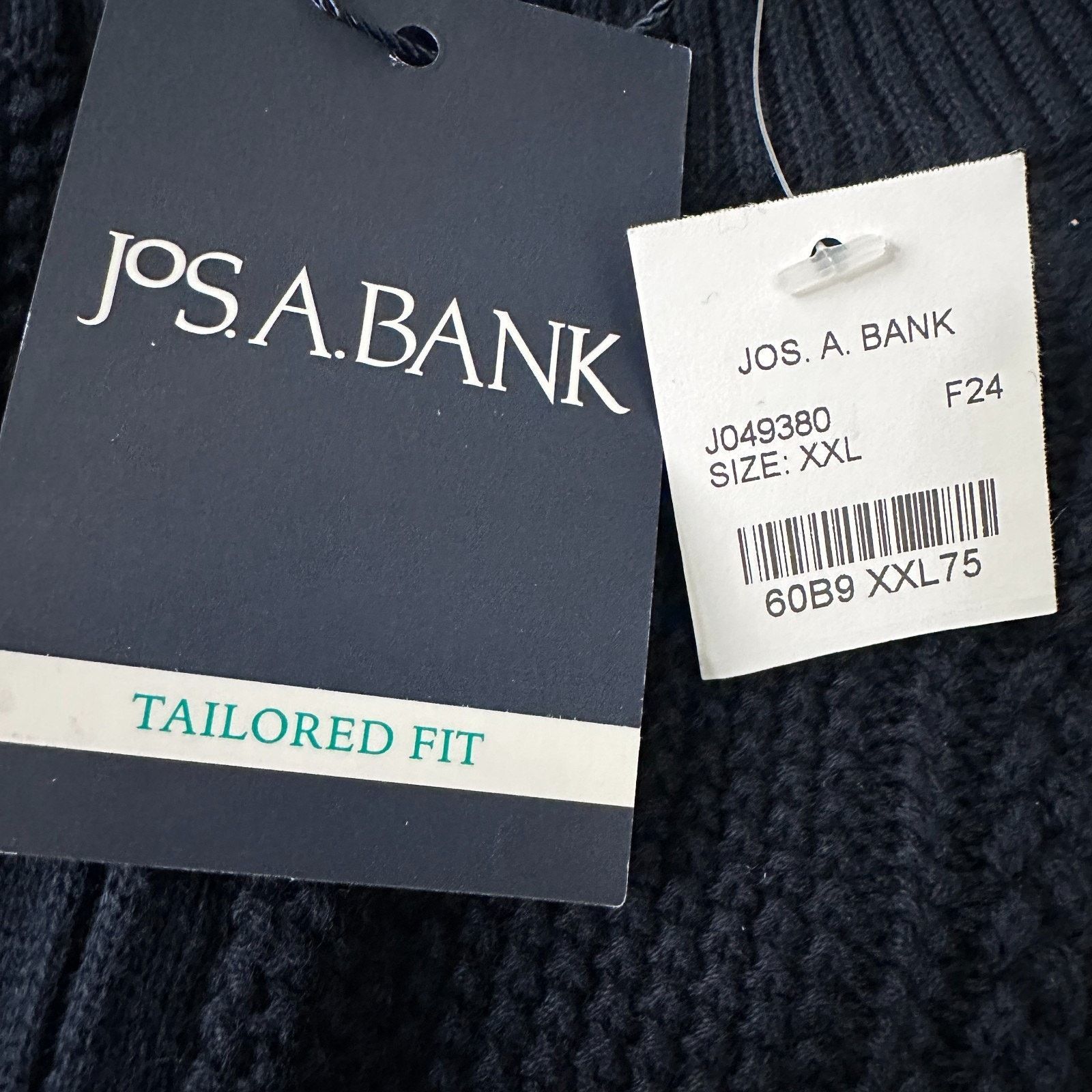Jos. A. Bank Jos. A. Bank Sweater Men XXL Blue Maroon Cable Knit Tailored Size US XXL / EU 58 / 5 - 7 Thumbnail