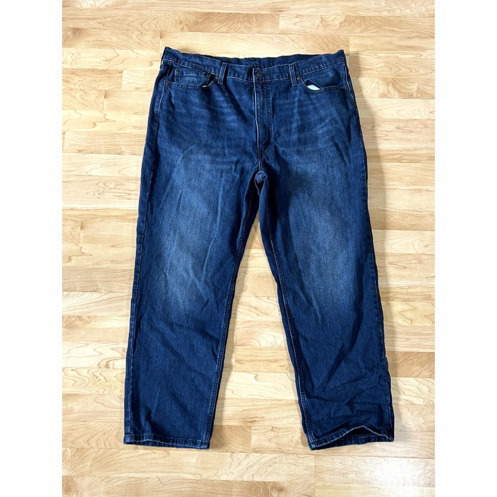 Levi's Levi's 550 Jeans Blue Denim Relaxed Fit 42x30 Mens Regular Denim Jeans Belt Loops 5-Pocket Men's Jeans Blue 550 Relaxed Fit Size US 42 / EU 58 - 2 Thumbnail