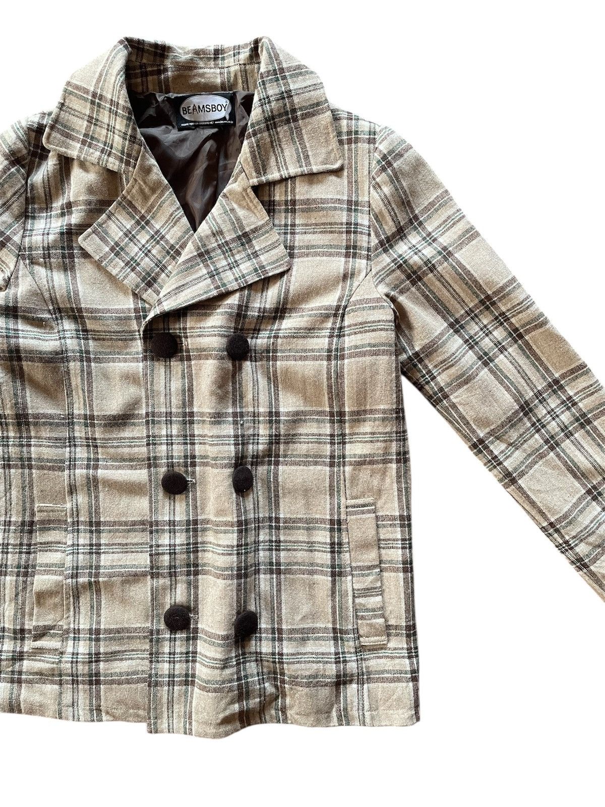 Beams Plus Beamsboy Plaid Double Breast Jacket Size US S / EU 44-46 / 1 - 4 Thumbnail