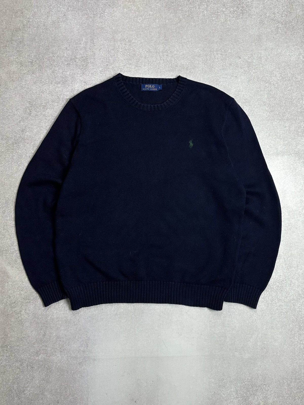 Polo Ralph Lauren Vintage Polo Ralph Lauren Heavy Knit Sweater Mens L Size US L / EU 52-54 / 3 - 1 Thumbnail