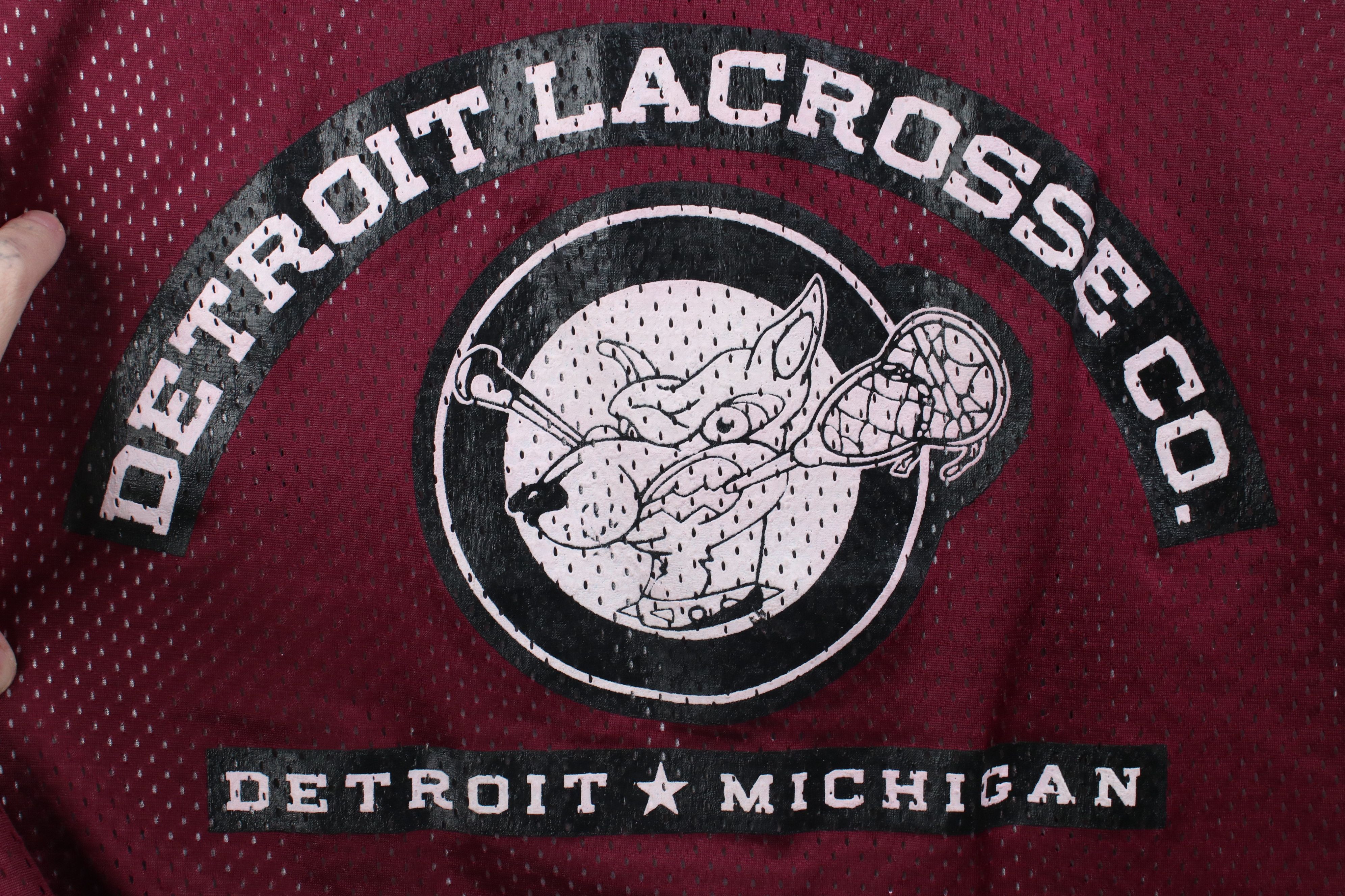 Vintage Vintage Reversible Lacrosse Co Mesh Jersey Maroon White Size US M / EU 48-50 / 2 - 4 Thumbnail