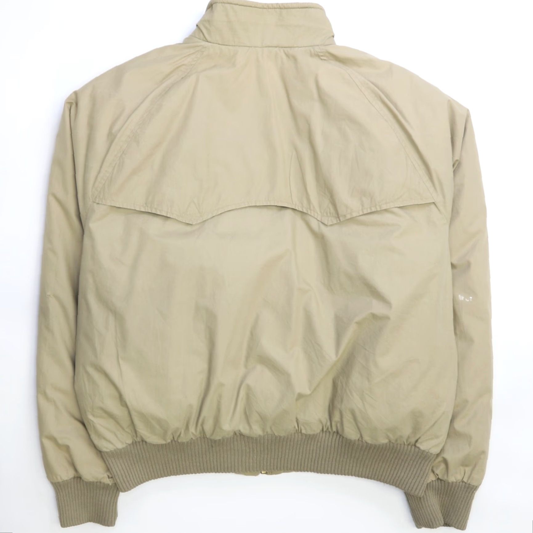 VINTAGE Polo Ralph Lauren Bomber Jacket Adult Medium Beige 