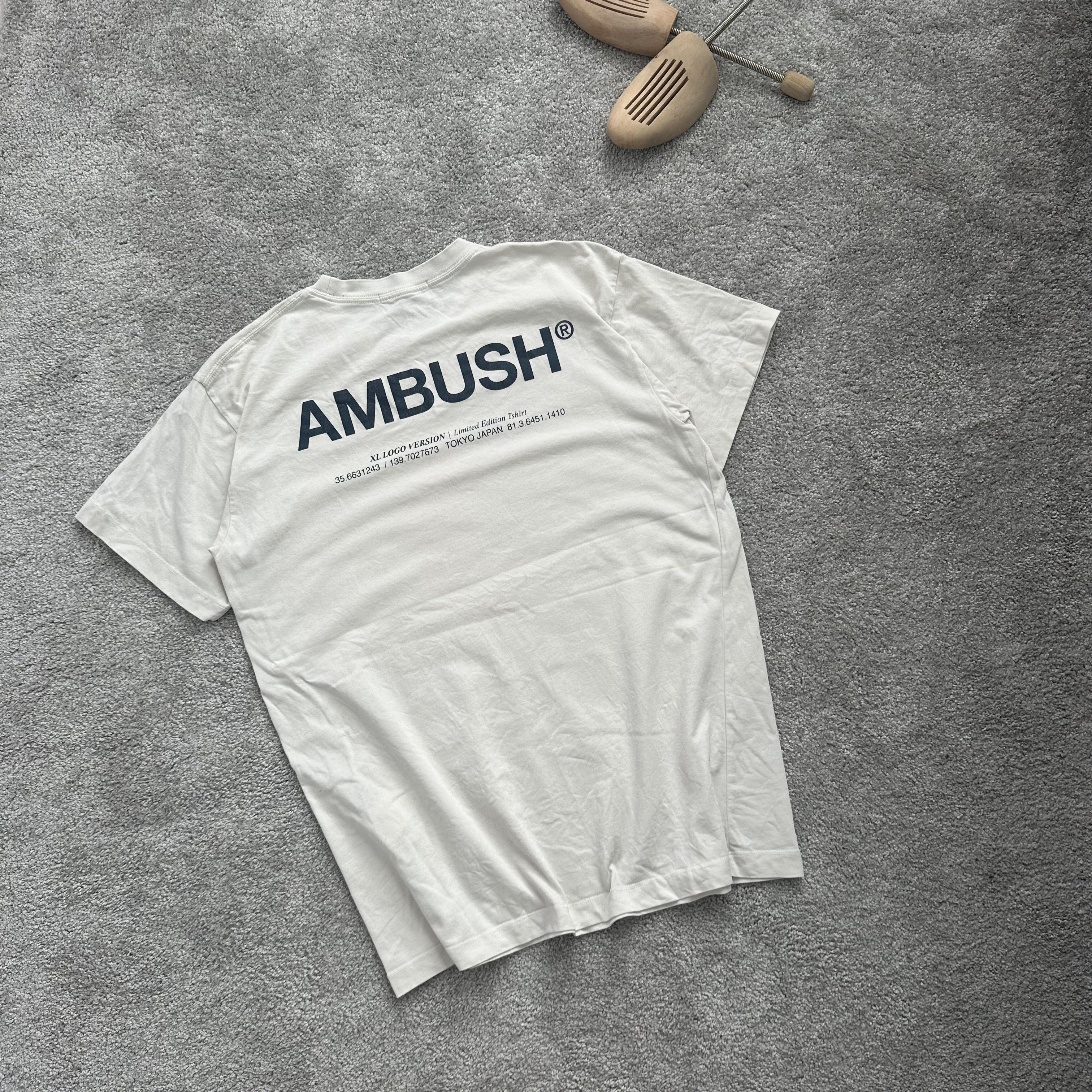 Ambush Design Ambush Big + Center Logo T Shirt | Grailed