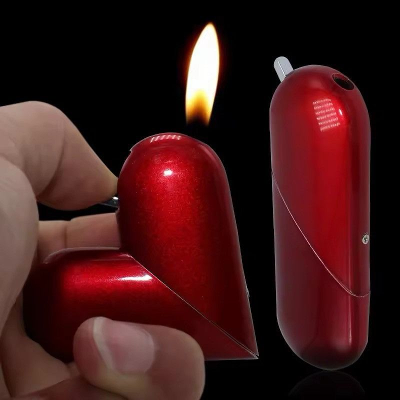 Jewelry Metal Heart Lighter Size ONE SIZE - 2 Thumbnail