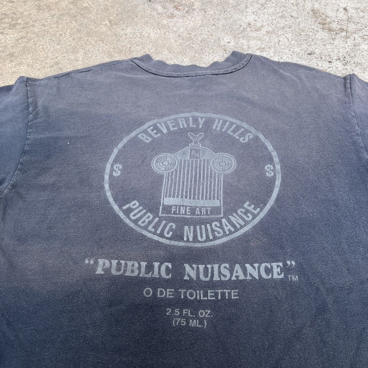 Vintage Vintage 90s Public Nuisance Faded graphic streetwear Size US XL / EU 56 / 4 - 1 Thumbnail