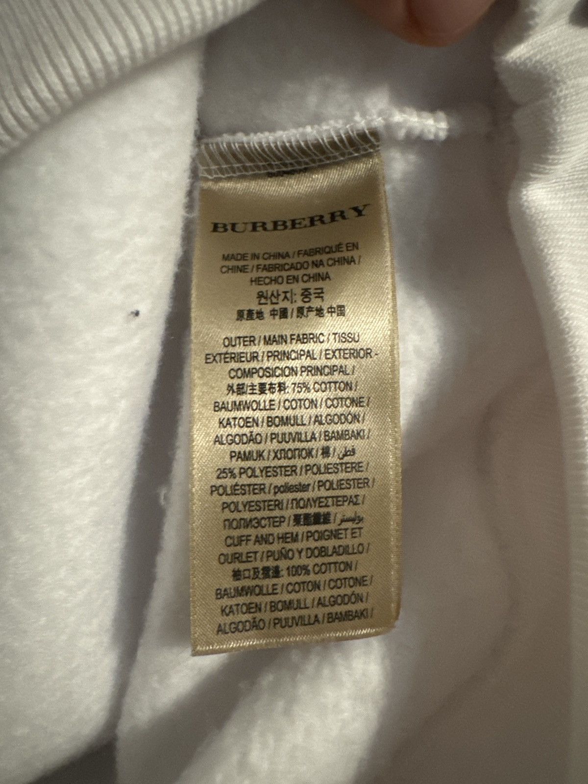 Burberry Burberry of London Embroidered Hoodie Size US M / EU 48-50 / 2 - 10 Thumbnail