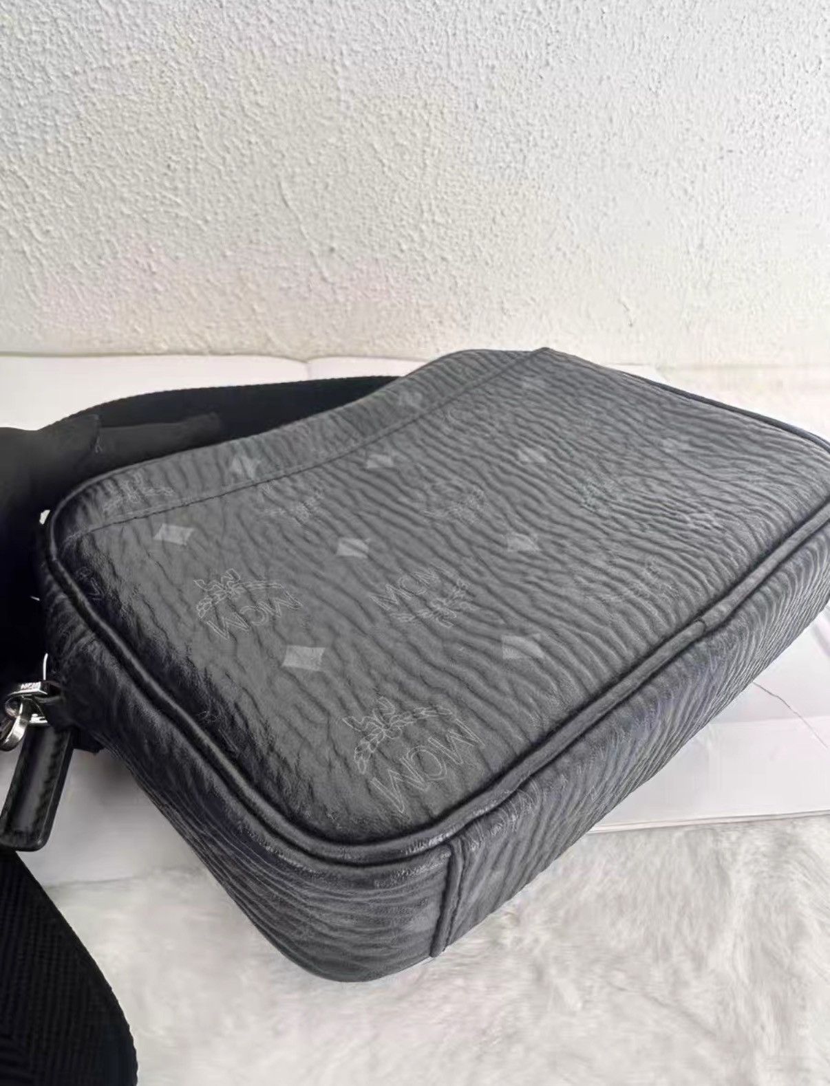 MCM MCM black monogram camera bag J38 Size ONE SIZE - 7 Thumbnail