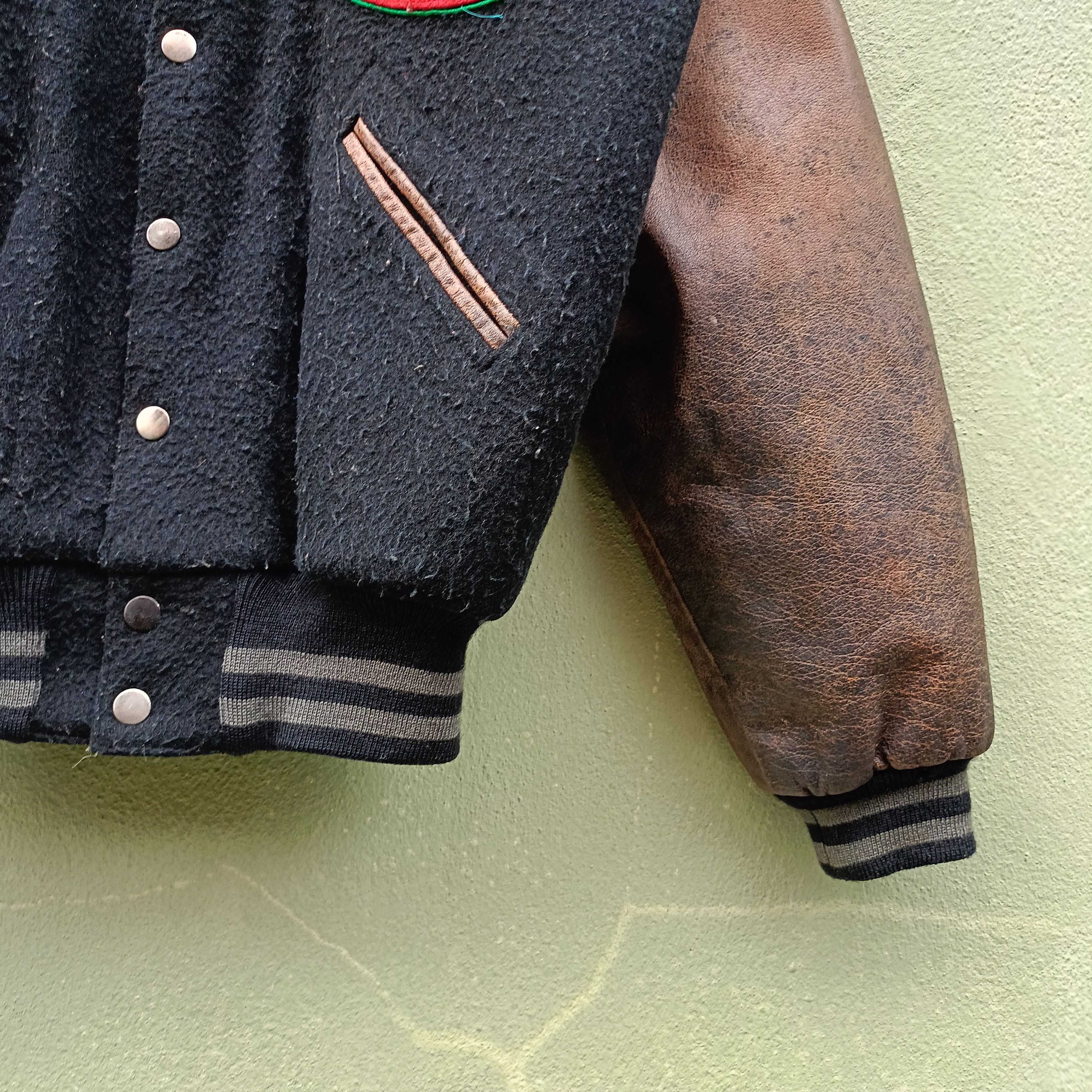 Japanese Brand Bigi Aerodrome hyper -tokyo Varsity jacket Size US L / EU 52-54 / 3 - 3 Thumbnail