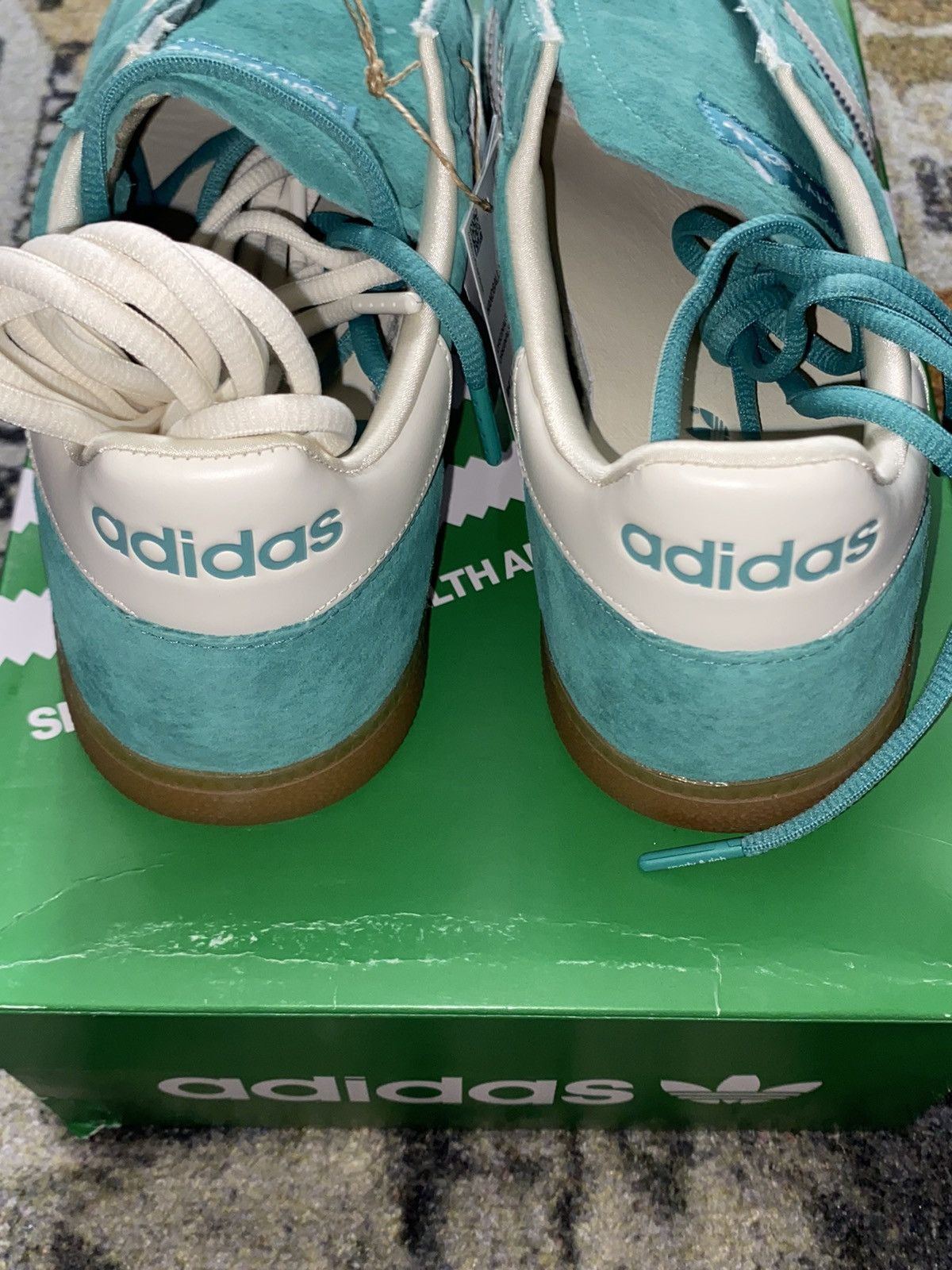 Adidas × Sporty & Rich Adidas Handball Spezial Sporty & Rich Green Size US 13 / EU 46 - 5 Thumbnail