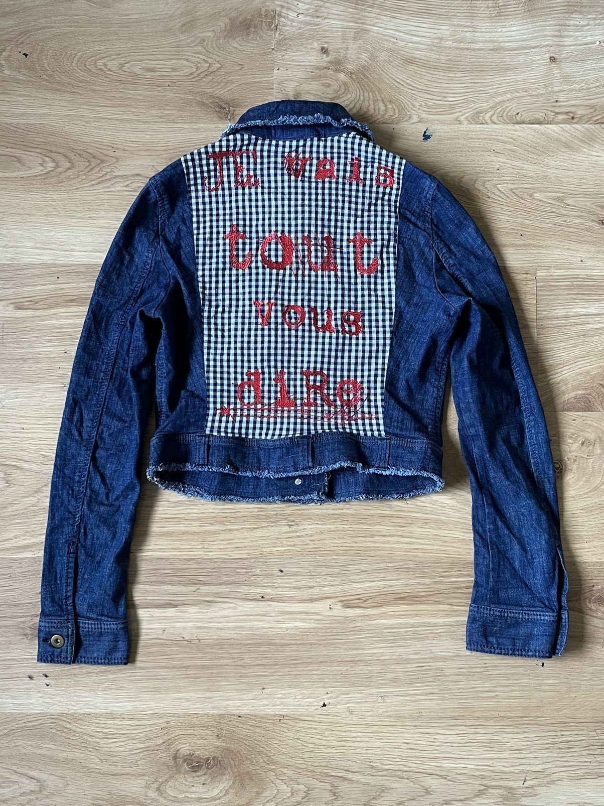 Ferre × Gianfranco Ferre Vtg FERRE JEANS Denim Jacket Western Wear Made in Italy Size US S / EU 44-46 / 1 - 1 Thumbnail