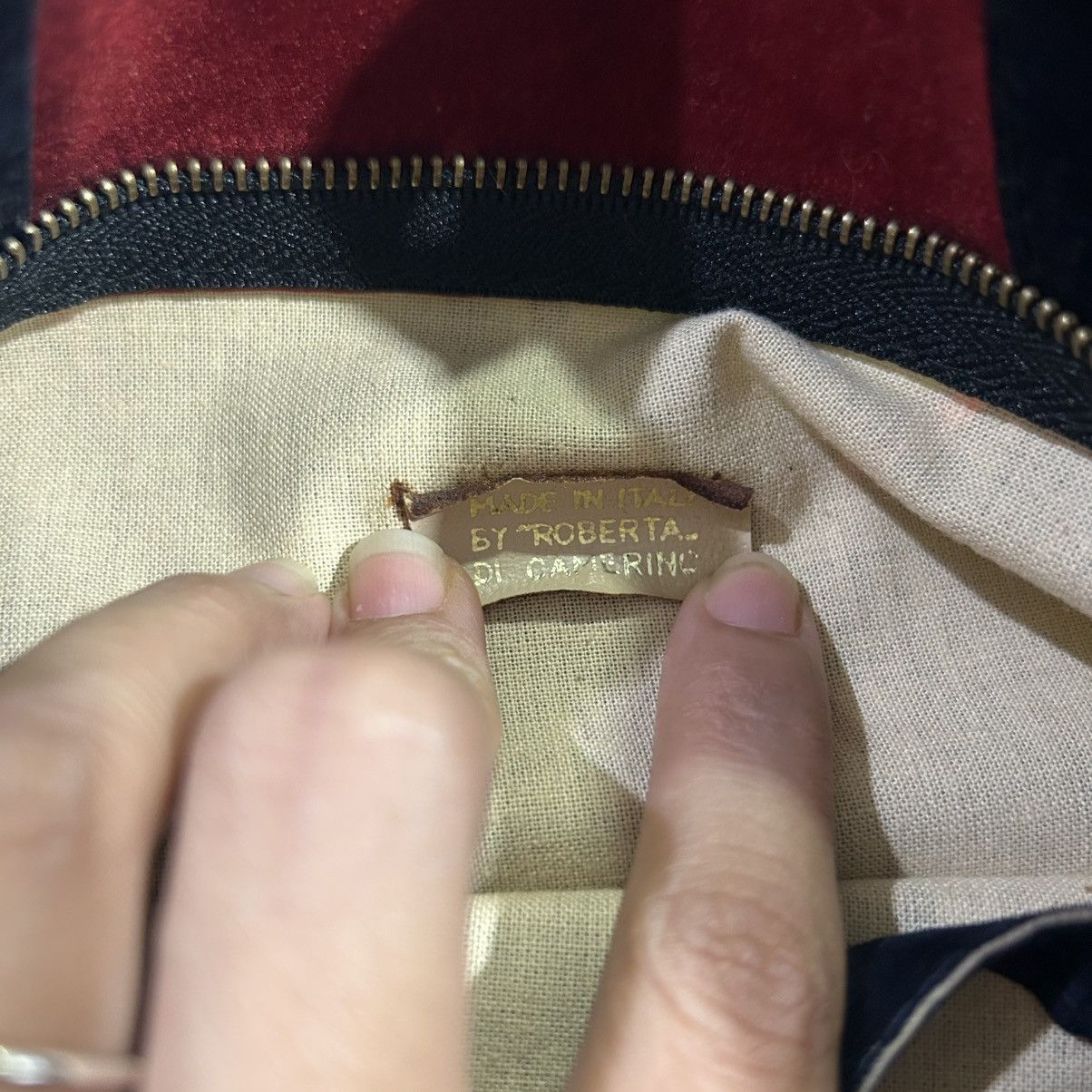 Roberta di Camerino × Vintage 🔥Rare🔥Roberta di Camerino vintage velvet hand bag Size ONE SIZE - 7 Thumbnail
