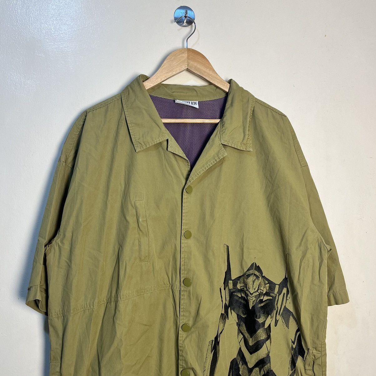 Anime Neon Genesis Evangelion Button Up Shirt Size US XL / EU 56 / 4 - 2 Thumbnail