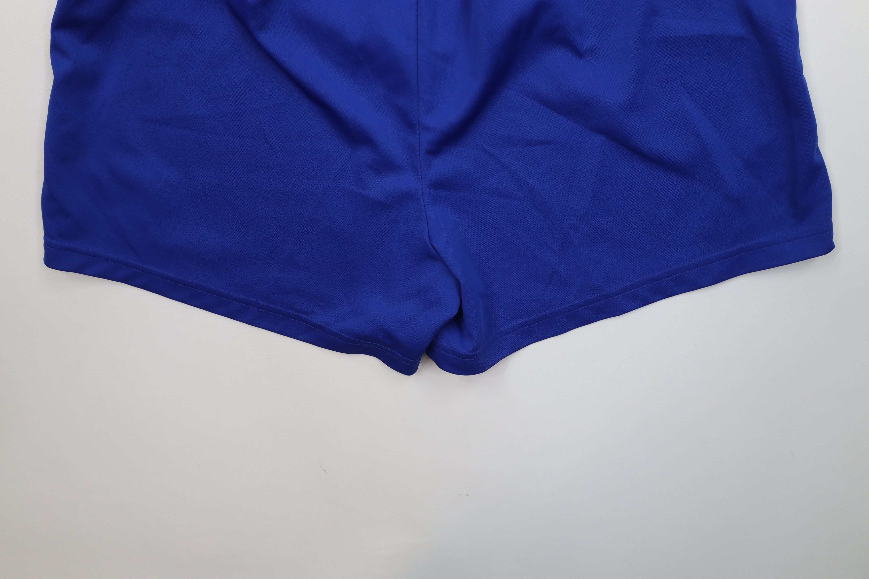 Adidas Vintage 90s Y2K Adidas Running Jogging Soccer Shorts Blue Size US 34 / EU 50 - 11 Thumbnail