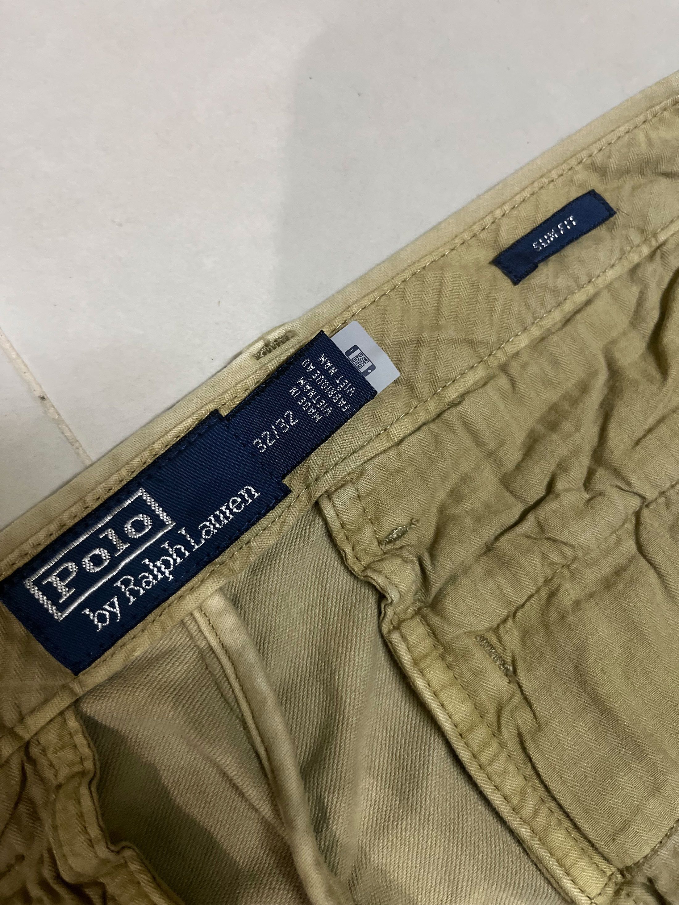 Designer × Polo Ralph Lauren Polo Ralph Lauren Slim Fit Trousers Menswear Size US 34 / EU 50 - 4 Thumbnail