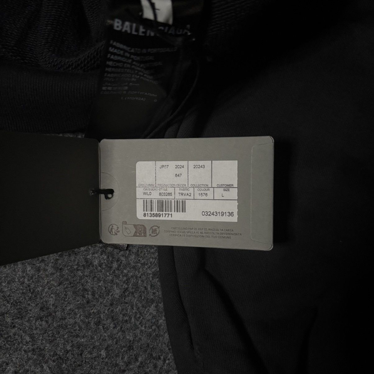 Balenciaga Balenciaga “AGAICNELAB” hoodie Size US L / EU 52-54 / 3 - 7 Thumbnail