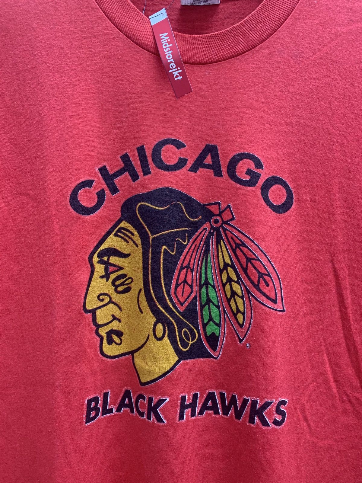 Swingster Vintage 80s CHICAGO BLACK HAWKS Size US M / EU 48-50 / 2 - 2 Thumbnail