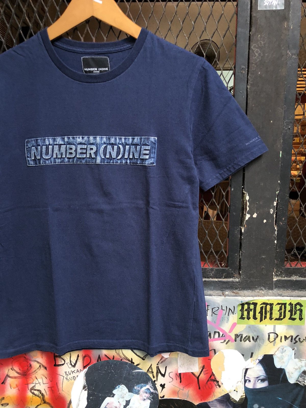 Japanese Brand × Number (N)ine NUMBER NINE DENIM SHIRT LOGO BOX DESIGN Size US M / EU 48-50 / 2 - 2 Thumbnail