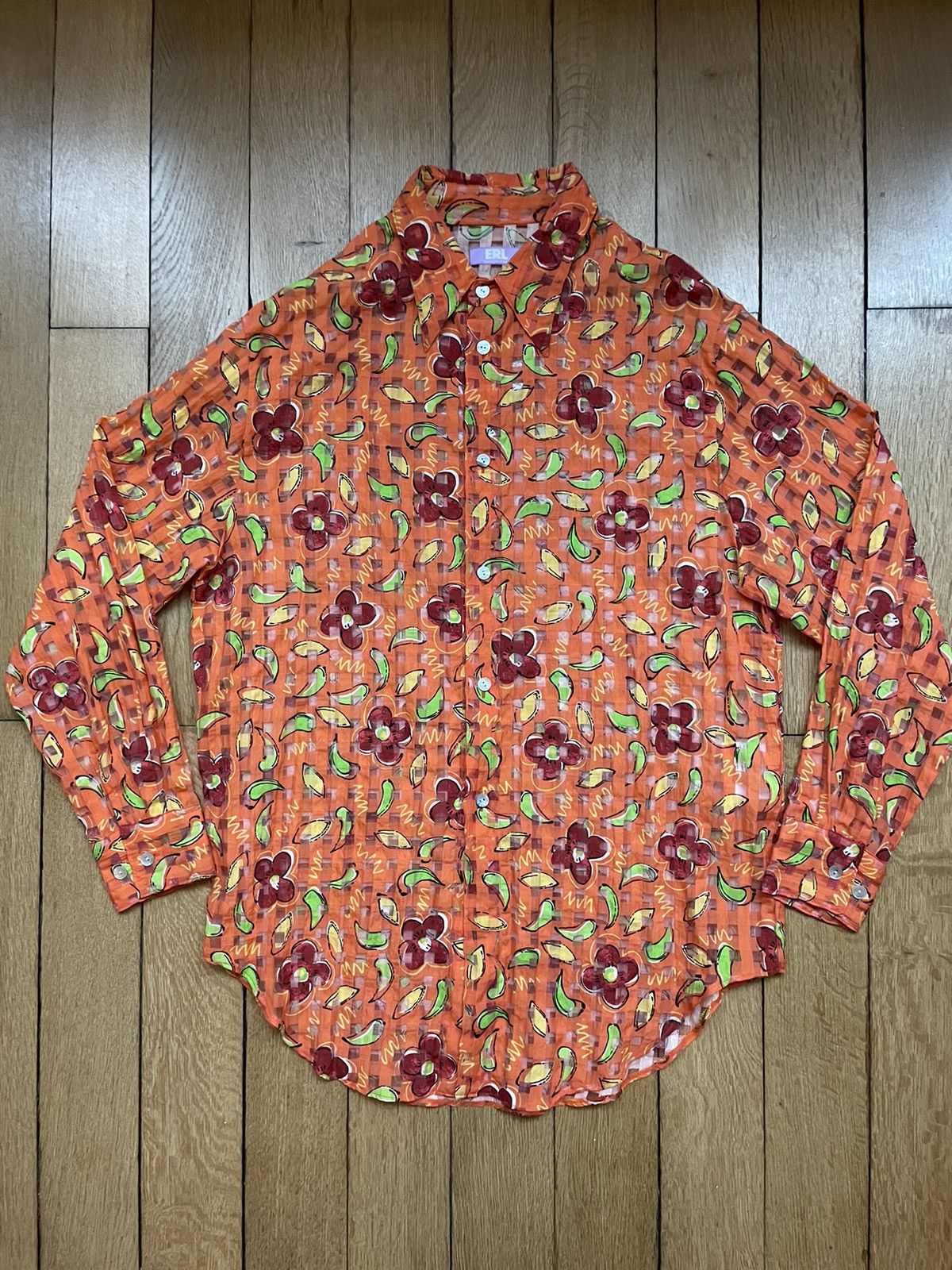 ERL ERL Flower Shirt Size US M / EU 48-50 / 2 - 1 Thumbnail