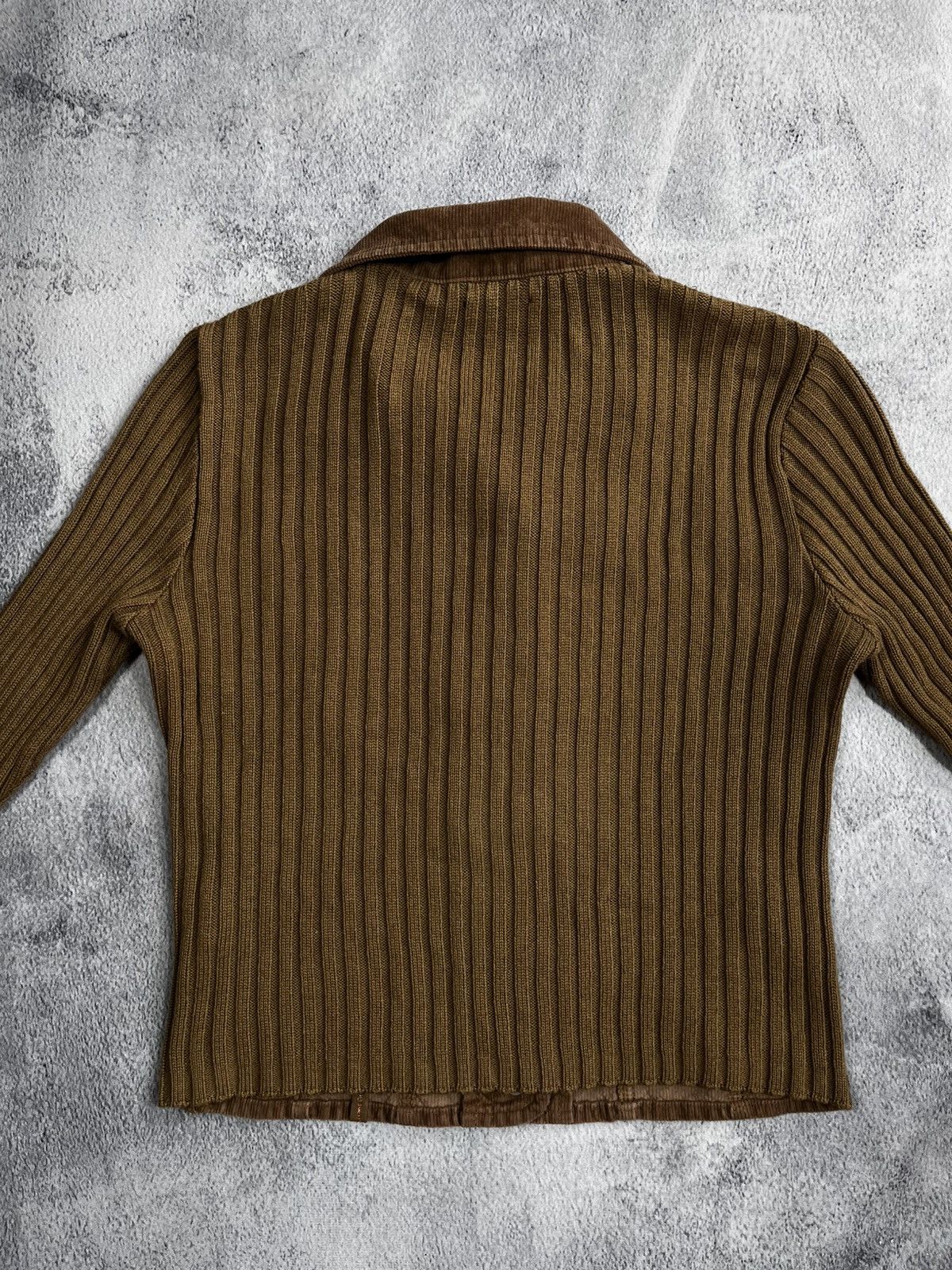 Vintage Vintage Y2K Faded corduroy knitted jacket Japanese Size M / US 6-8 / IT 42-44 - 3 Thumbnail