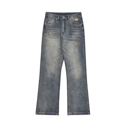 Jean Vintage Autumn Blue Denim Pants Size US 32 / EU 48 - 4 Thumbnail