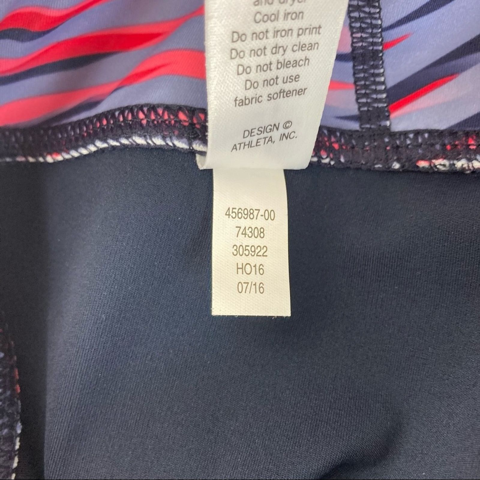 Other Athleta Electra Sonar Multicolor Leggings Sz S Size 27" / US 4 / IT 40 - 6 Thumbnail