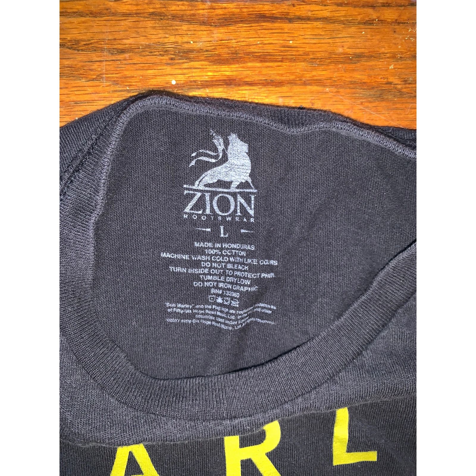 Bob Marley Bob Marley Zion Rootswear T Shirt Large Rasta Colors Reggae Size US L / EU 52-54 / 3 - 7 Thumbnail