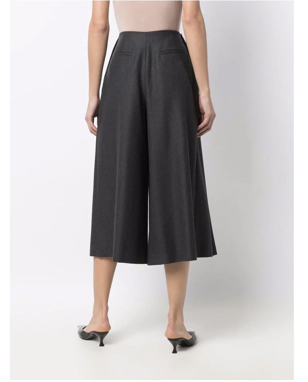 Dior Christian Dior A/W 18 Pleated High-waisted Cullotes Woolsilk Size 27" / US 4 / IT 40 - 2 Thumbnail