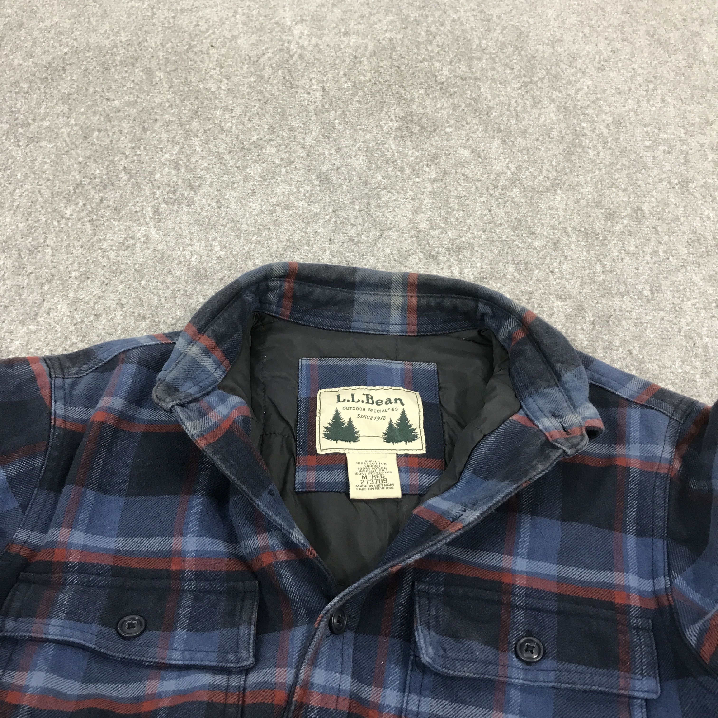 Flannel × L.L. Bean LL.BEAN FLANNAL DESIGN JACKET Size US L / EU 52-54 / 3 - 7 Thumbnail