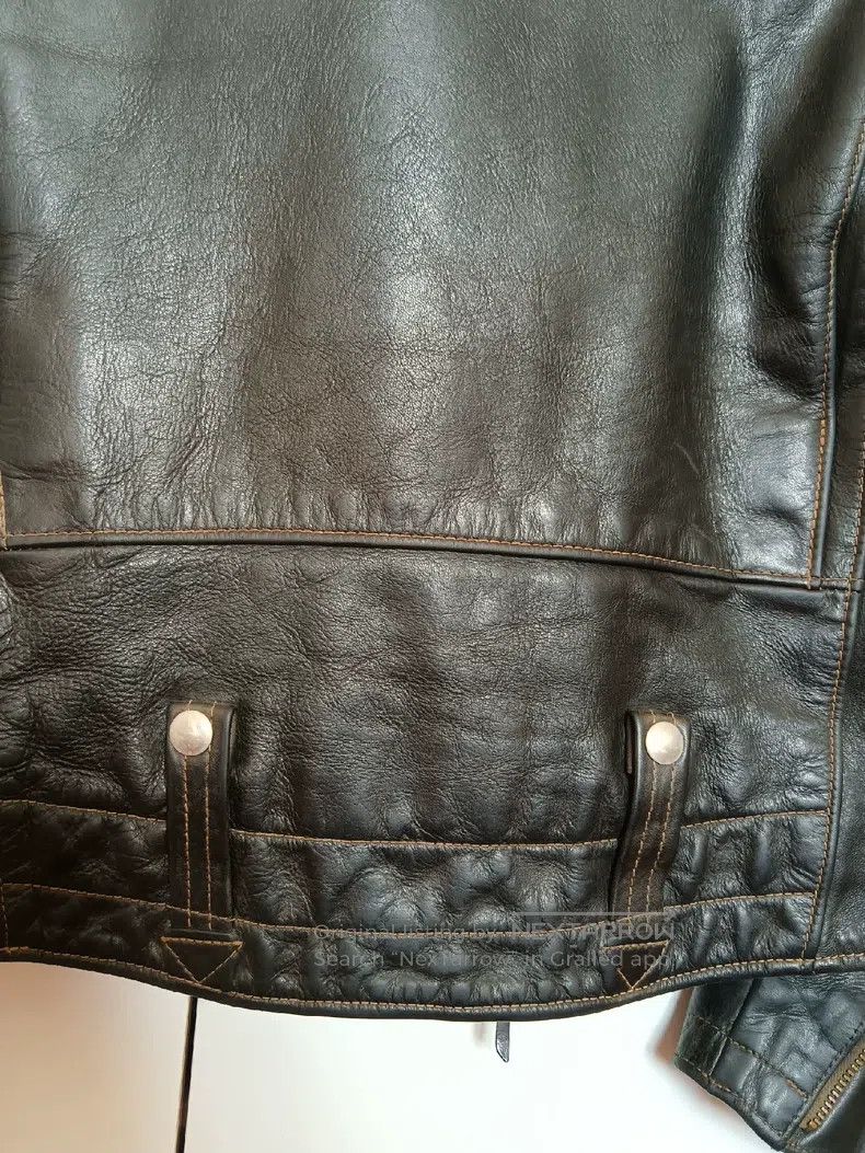 The Real McCoy's The Real McCoys Dark brown horsehide locomotive Size US XL / EU 56 / 4 - 8 Thumbnail