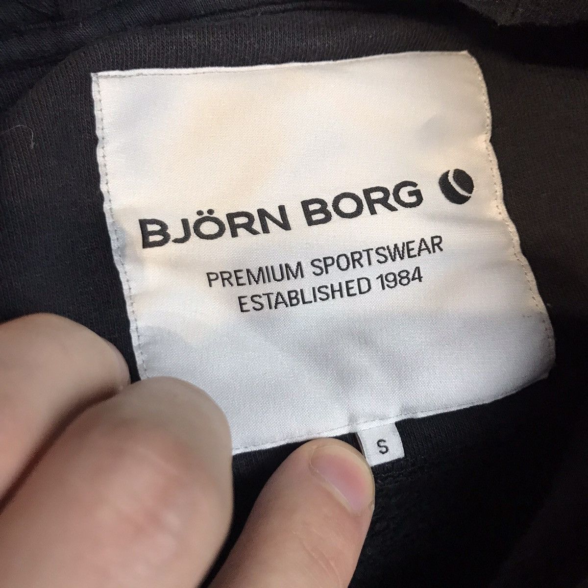 Bjorn Borg × Designer Bjorn Borg black hoodie Mens S Size US S / EU 44-46 / 1 - 4 Thumbnail