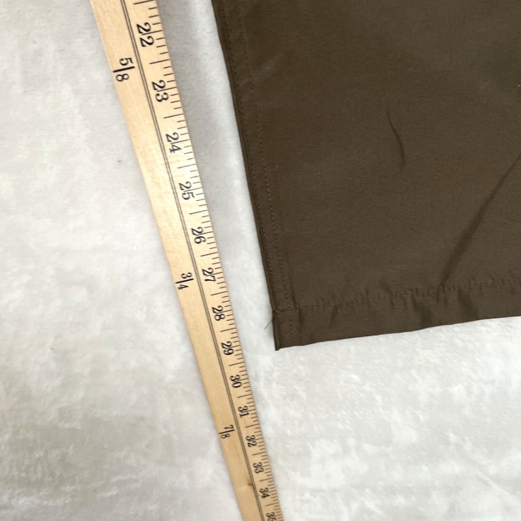 Vintage Rustic Ridge Cargo Pants Mens Medium Brown Convertible Elastic Waist Hiking Pants Size US 31 - 2 Thumbnail