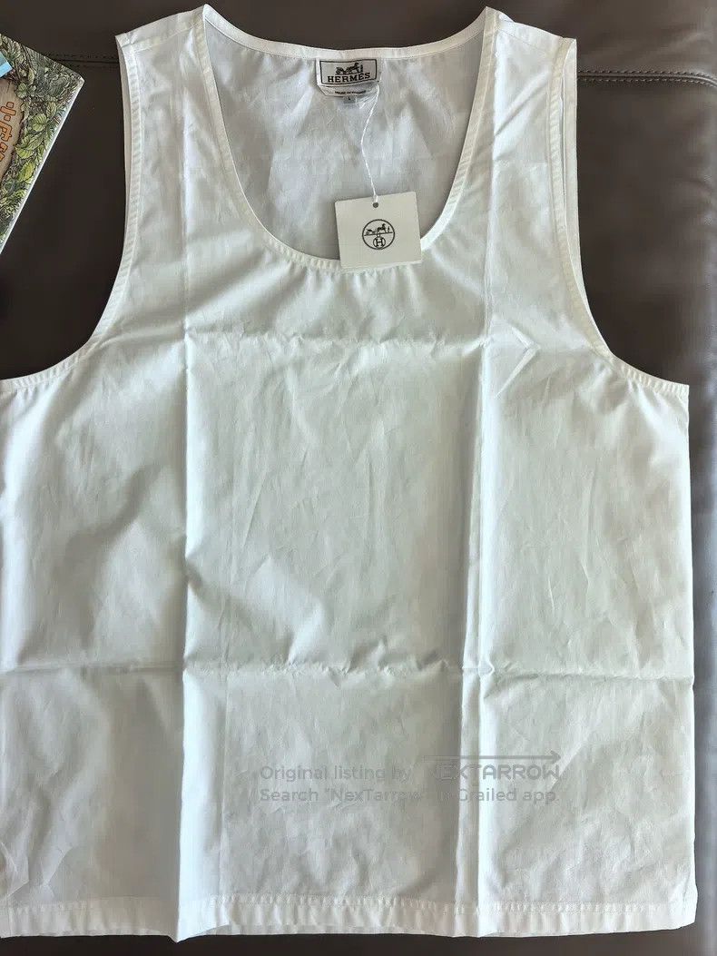 Hermes Hermes Shirt-Texture Vest Size US L / EU 52-54 / 3 - 1 Thumbnail