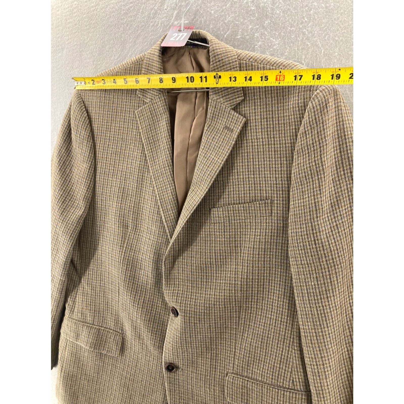 Ralph Lauren Lauren Ralph Lauren Mens 42 R Green Label Silk Blend Plaid Sport Coat Size US XS / EU 42 / 0 - 5 Thumbnail