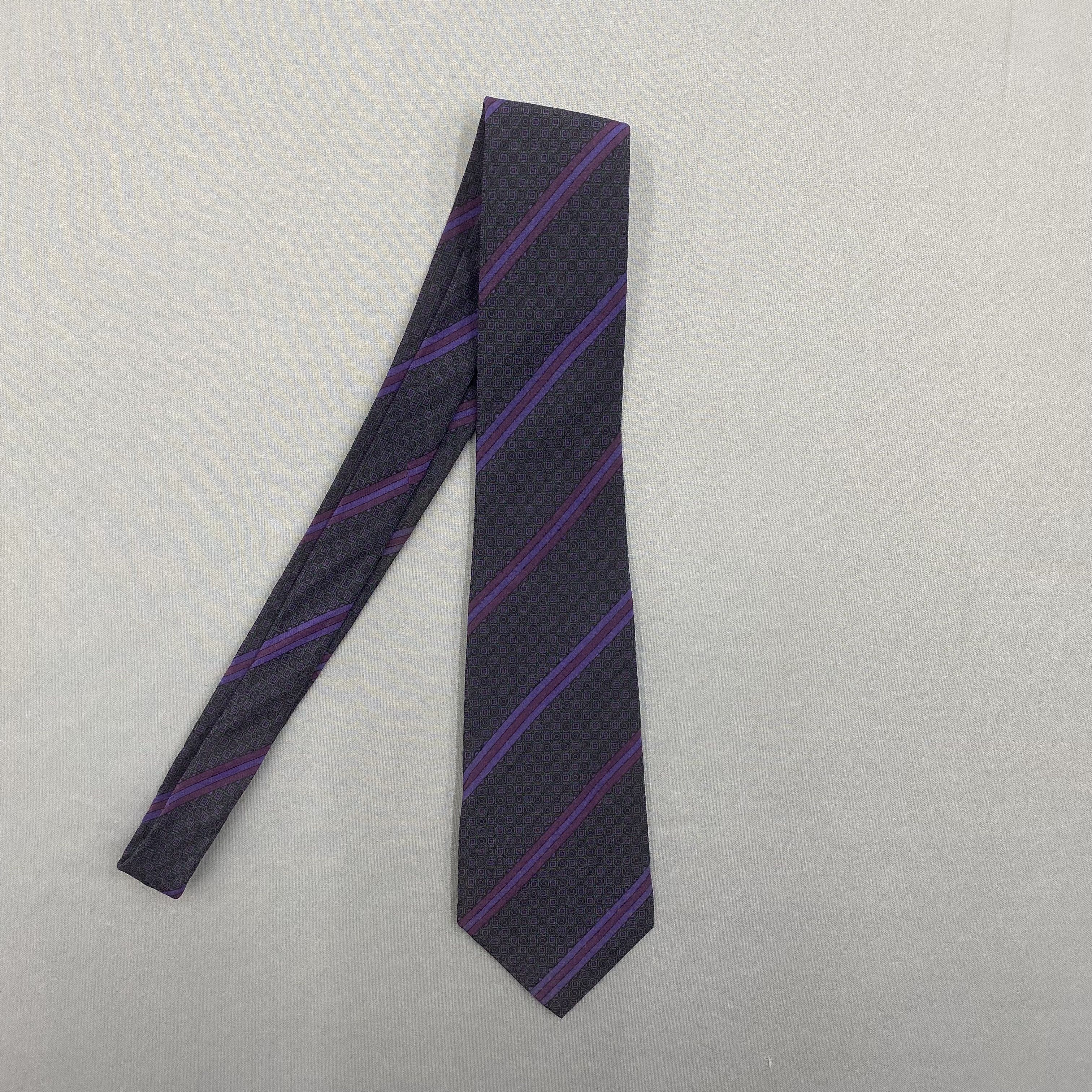 Japanese Brand Vintage Christian Dior SILK Necktie Cravate Pure Silk Size ONE SIZE - 4 Thumbnail