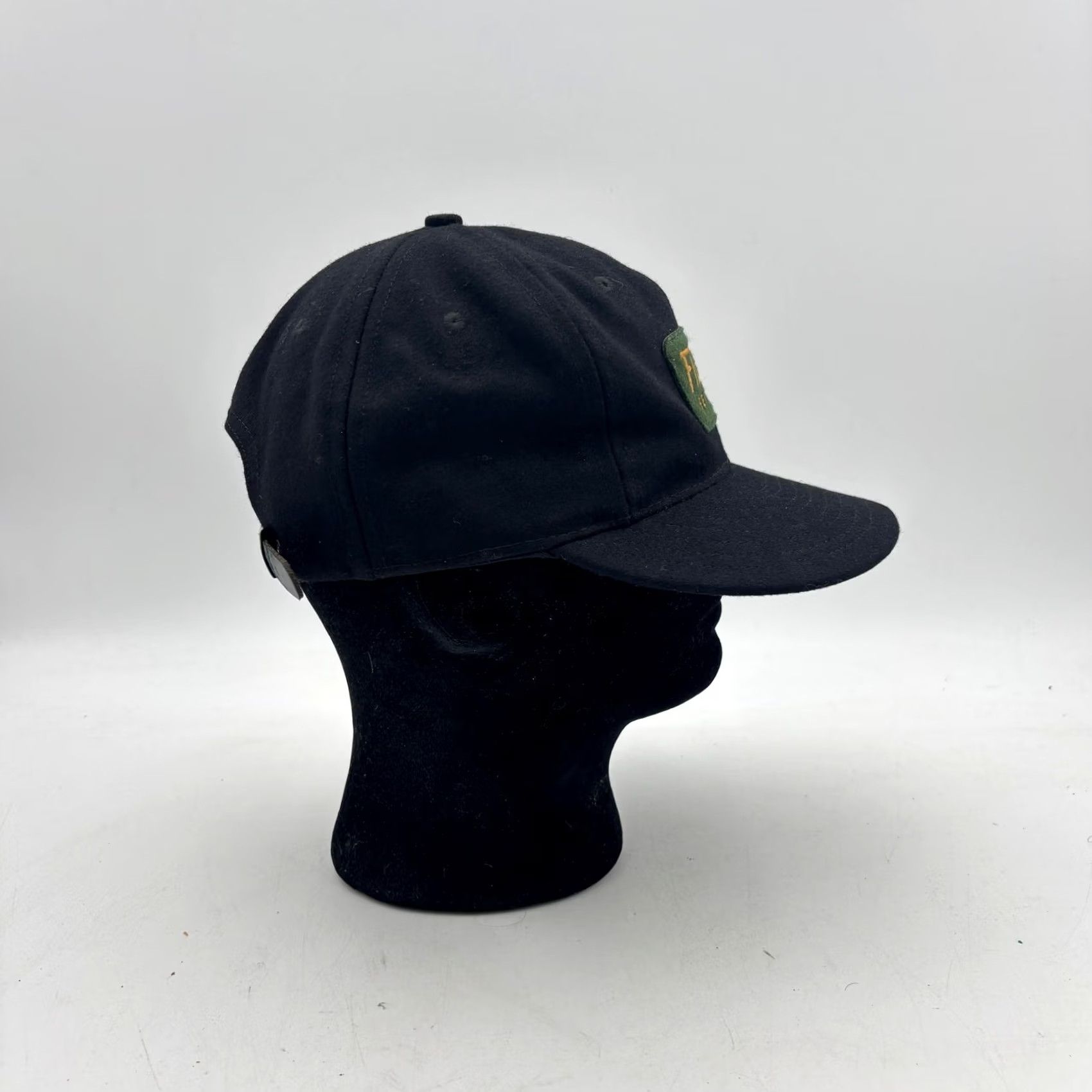 Filson Filson x Ebbets Field Flannels Wool Hat Adjustable Cap Black Mens One Size Baseball Cap Size ONE SIZE - 3 Thumbnail
