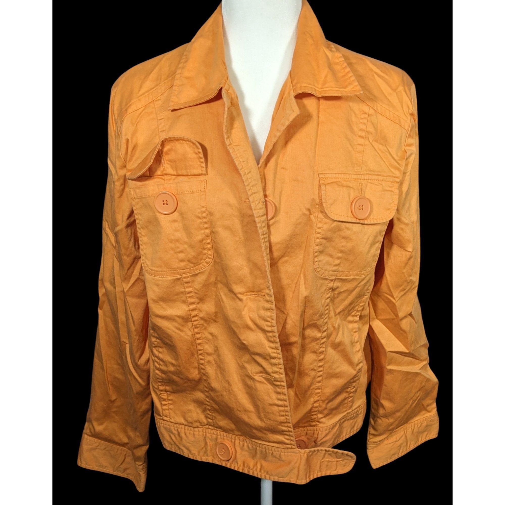 Other Vintage 90s Metrostyle Orang Button Down Jacket Size XXL / US 16-18 / IT 52-54 - 1 Thumbnail